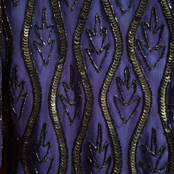 Vintage Stenay Long Sleeve Sequin and Beaded Top EUC - Picture 5 of 6